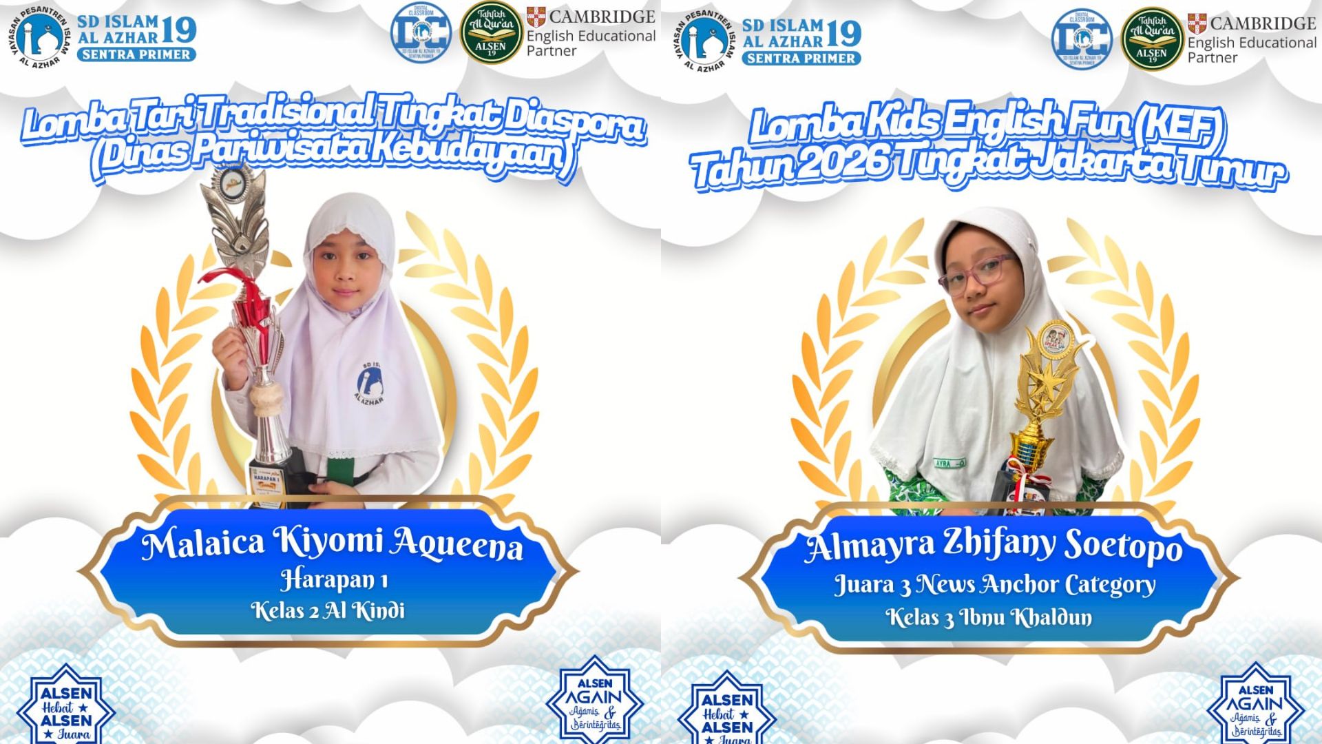 Seni Hingga Bela Diri, Deretan Prestasi Murid SDIA 19 Sentra Primer