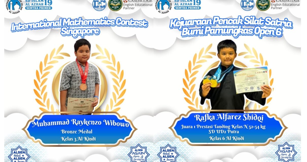 Dari Olahraga hingga Olimpiade Internasional, Deretan Prestasi Murid SDIA 19 Sentra Primer