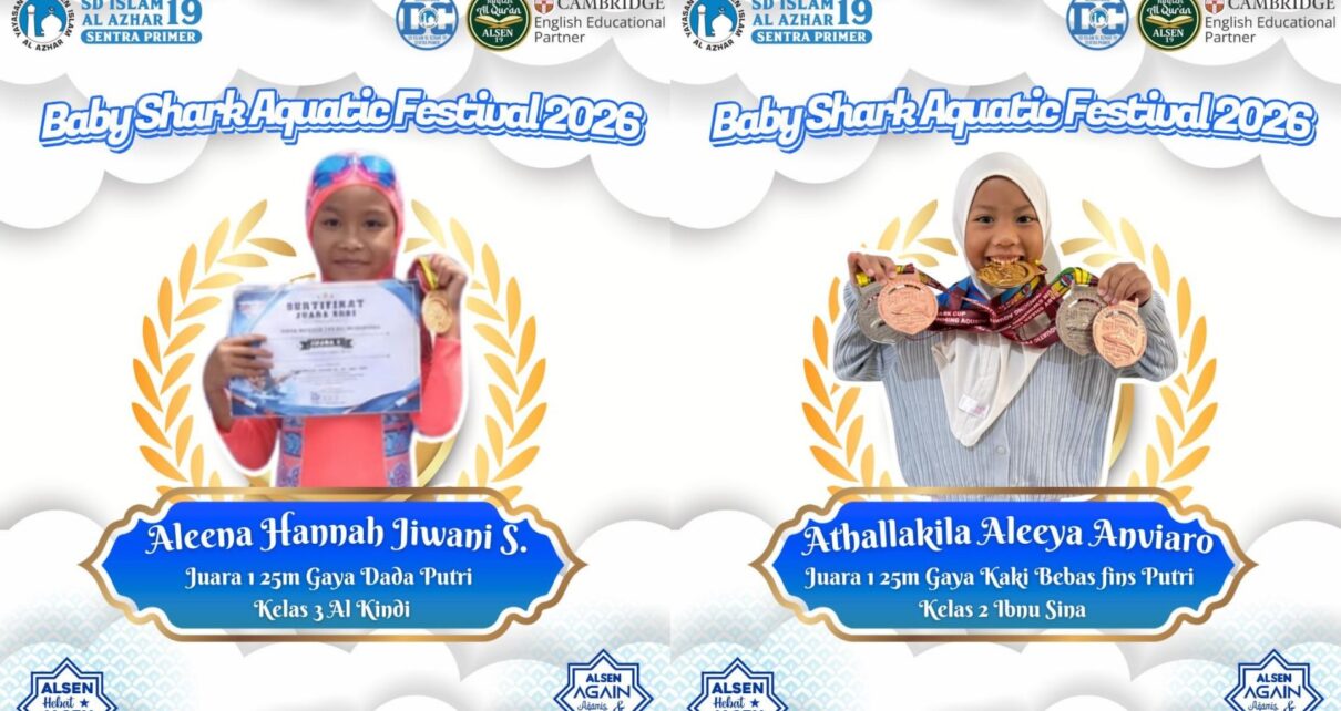 Murid SDIA 19 Borong Medali di Baby Shark Aquatic Festival 2026