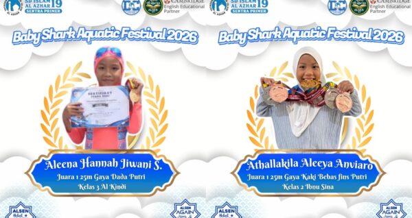 Murid SDIA 19 Borong Medali di Baby Shark Aquatic Festival 2026