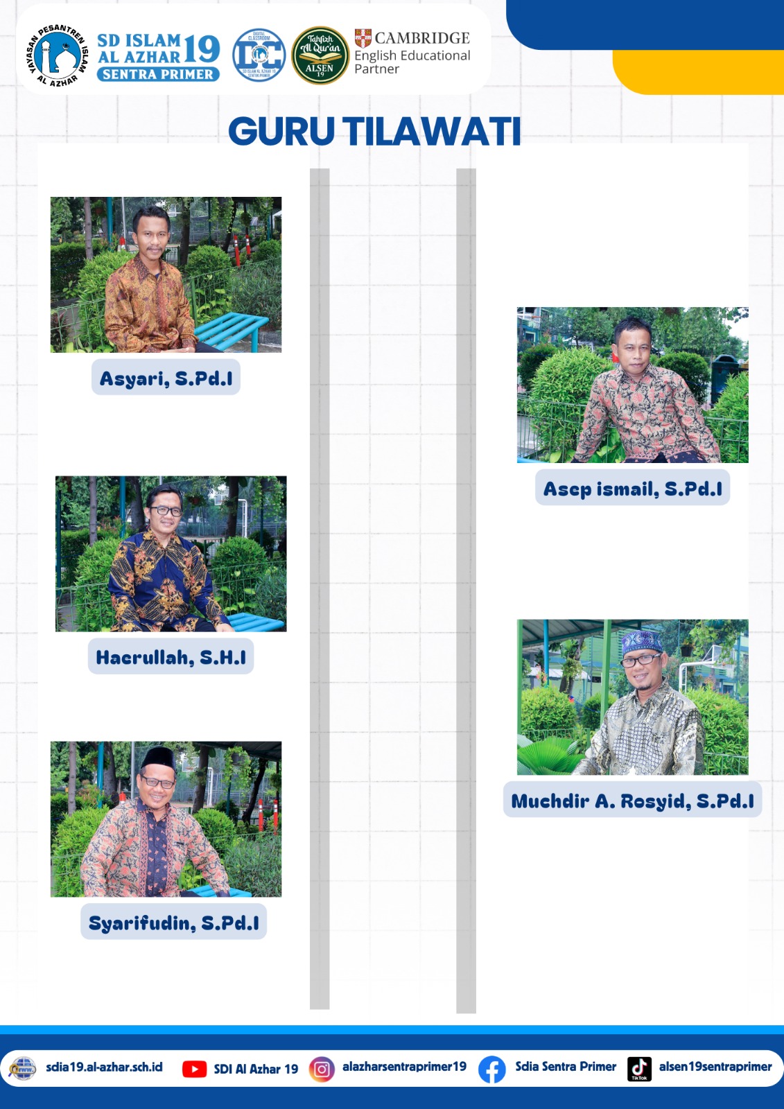 Guru dan Karyawan SDIA 19 Sentra Primer