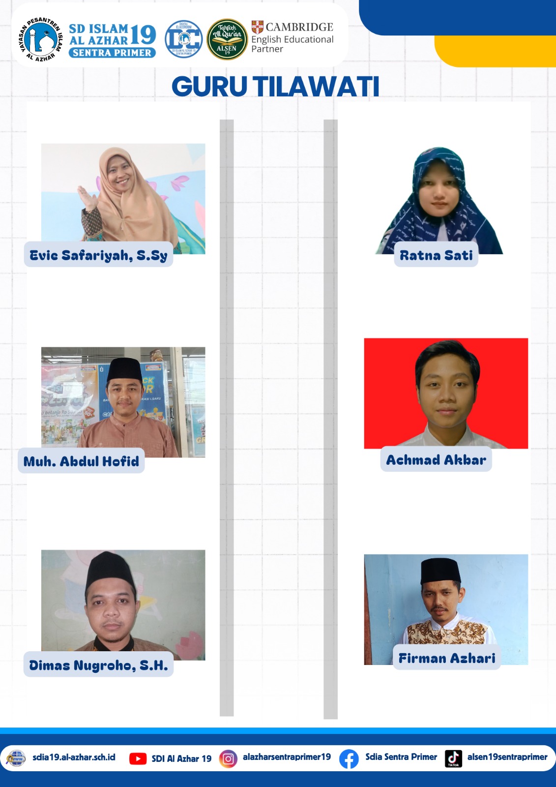 Guru dan Karyawan SDIA 19 Sentra Primer