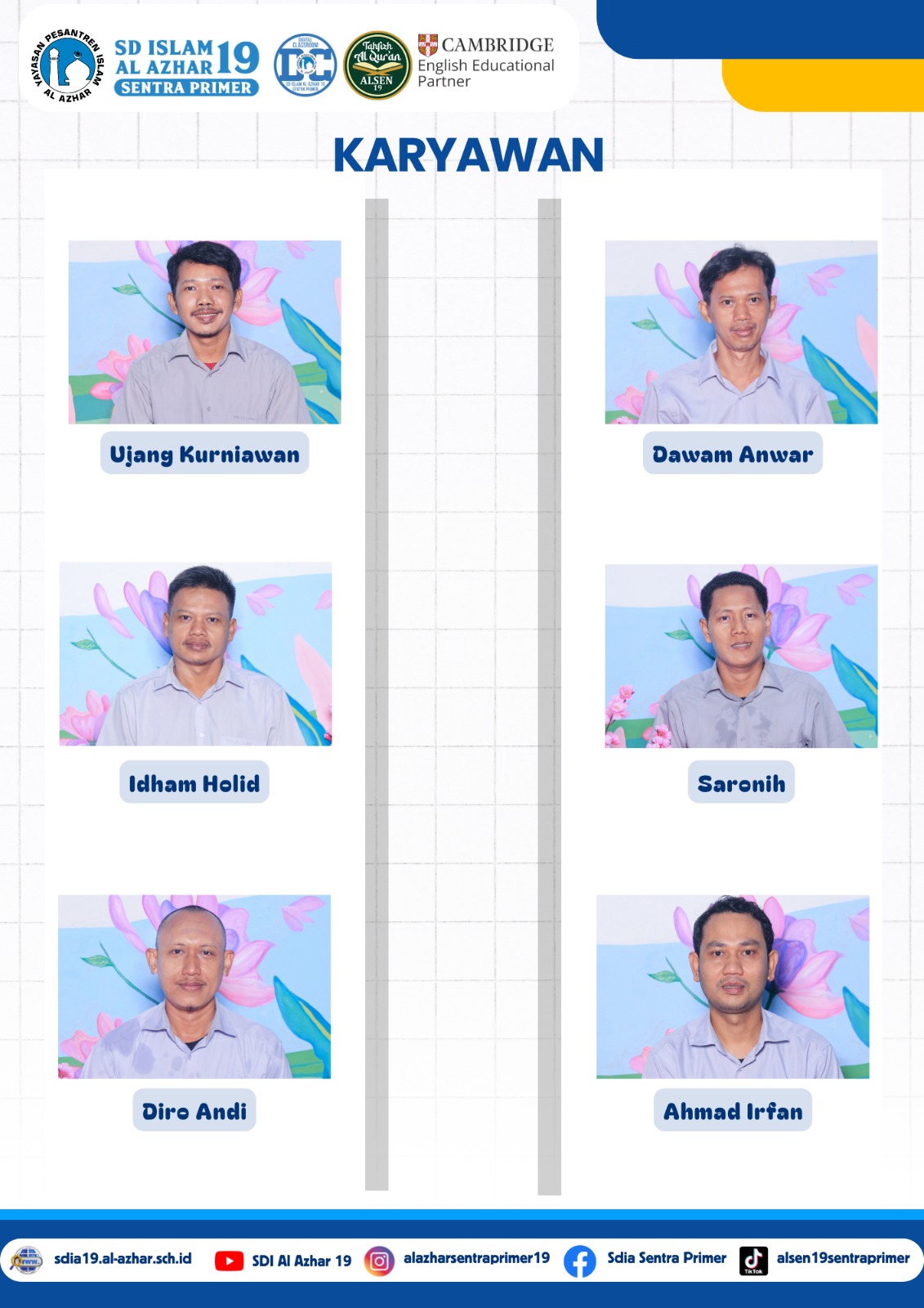 Guru dan Karyawan SDIA 19 Sentra Primer