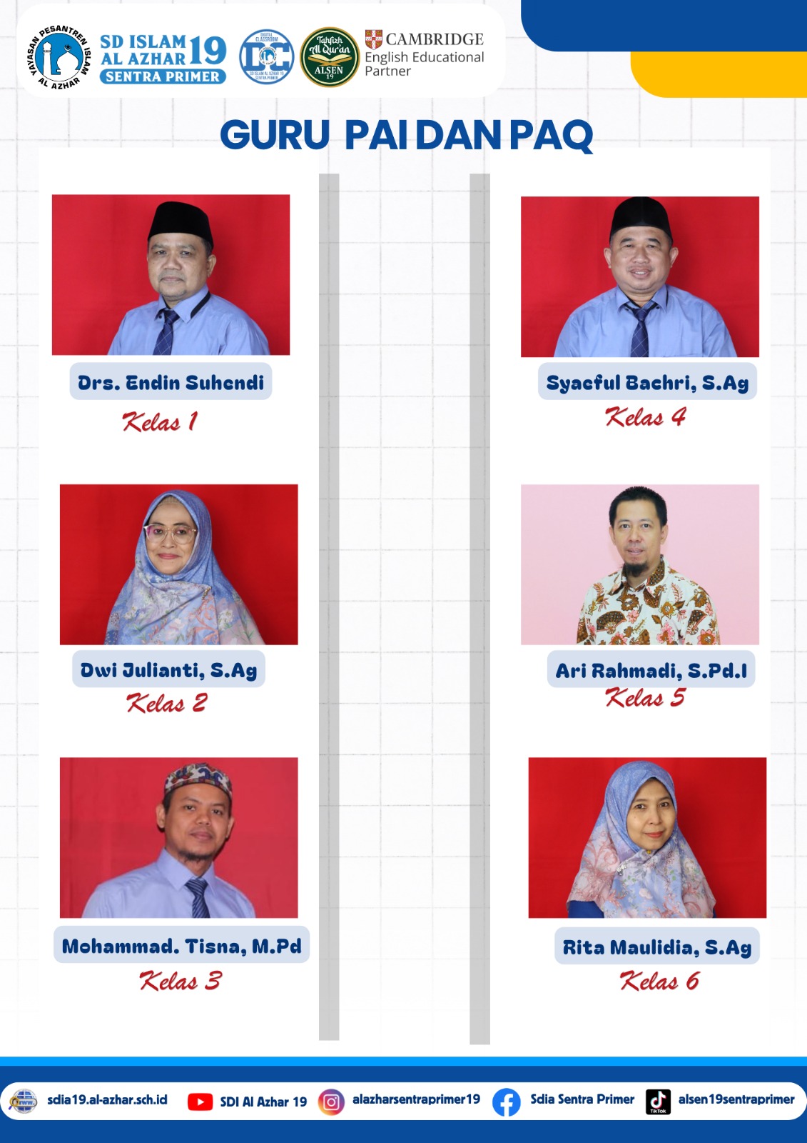 Guru dan Karyawan SDIA 19 Sentra Primer
