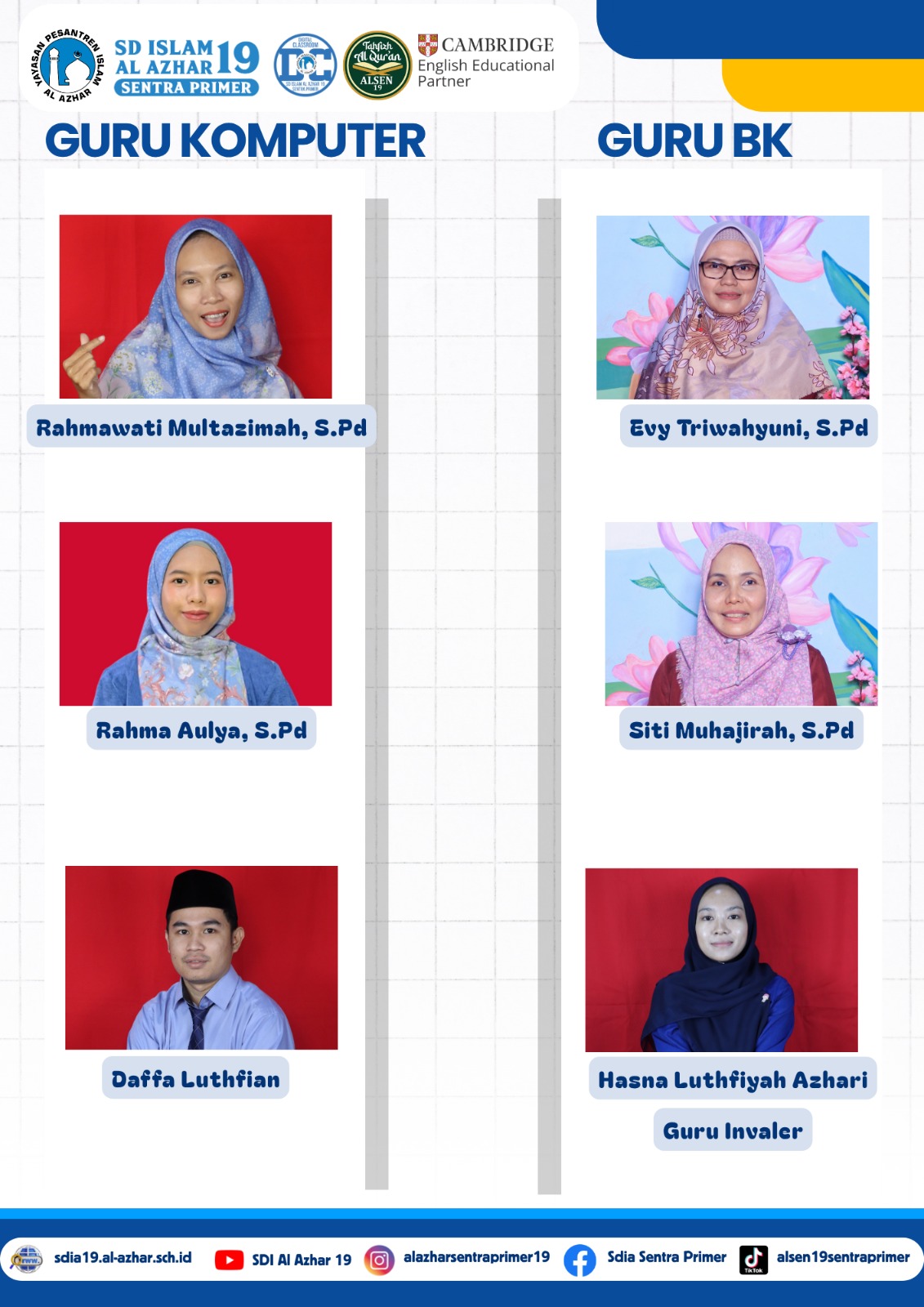 Guru dan Karyawan SDIA 19 Sentra Primer