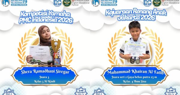 Prestasi Murid SDIA 19 di Musik dan Renang, Borong Piala!